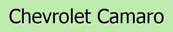 Chevrolet Camaro