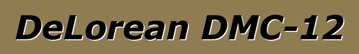 DeLorean DMC-12