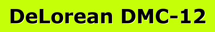 DeLorean DMC-12