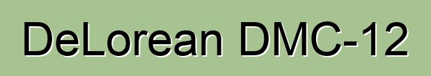 DeLorean DMC-12