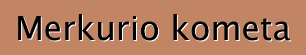 Merkurio kometa