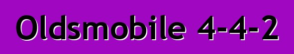 Oldsmobile 4-4-2