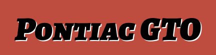 Pontiac GTO