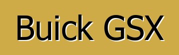 Buick GSX
