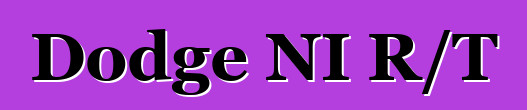 Dodge NI R/T