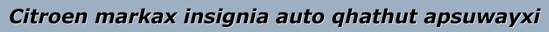 Citroen markax insignia auto qhathut apsuwayxi