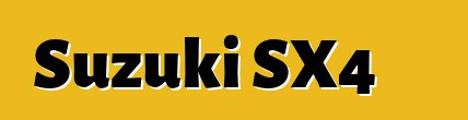 Suzuki SX4，评论和特点