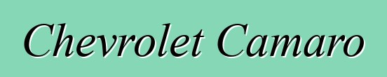 Chevrolet Camaro