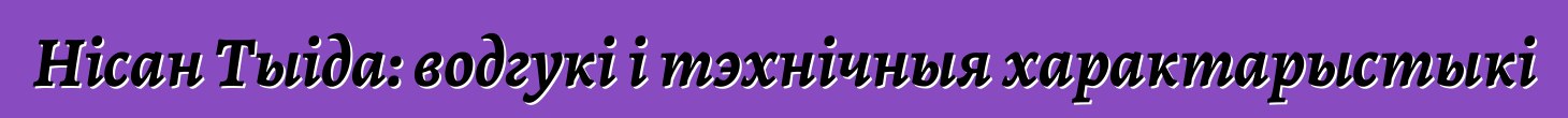 Нісан Тыіда: водгукі і тэхнічныя характарыстыкі