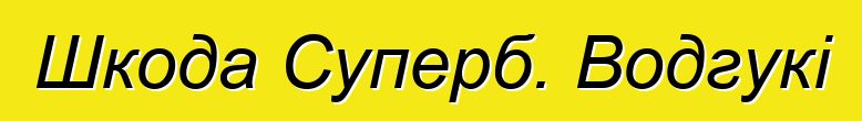 Шкода Суперб. Водгукі