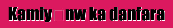 Kamiyɔnw ka danfara