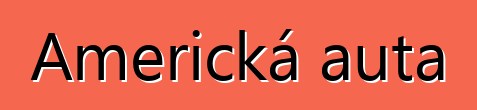 Americká auta