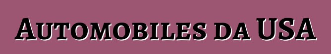 Automobiles da USA
