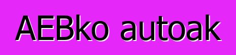 AEBko autoak