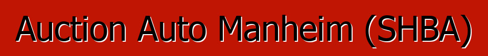 Auction Auto Manheim (SHBA)