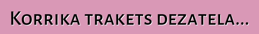 Korrika trakets dezatela...