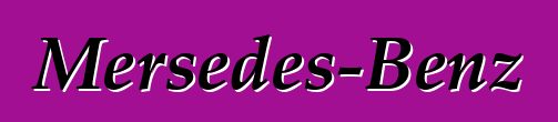 Mersedes-Benz