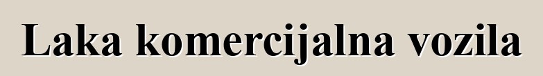 Laka komercijalna vozila