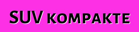 SUV kompakte