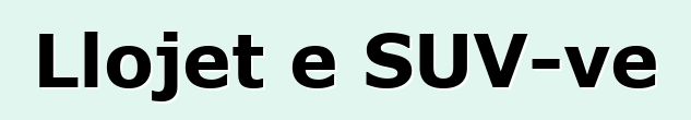 Llojet e SUV-ve