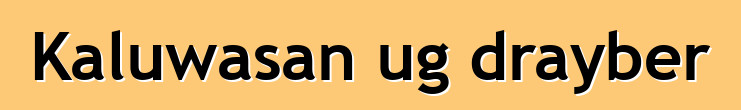 Kaluwasan ug drayber