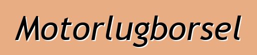 Motorlugborsel