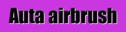 Auta airbrush