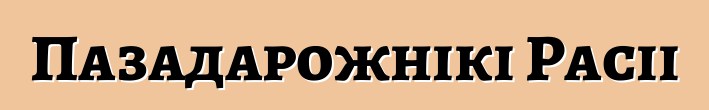 Пазадарожнікі Расіі