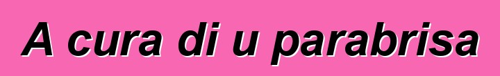 A cura di u parabrisa