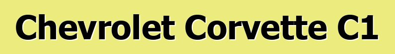 Chevrolet Corvette C1