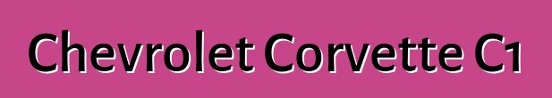 Chevrolet Corvette C1