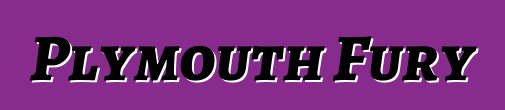 Plymouth Fury