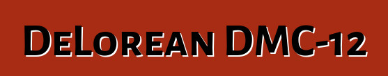 DeLorean DMC-12