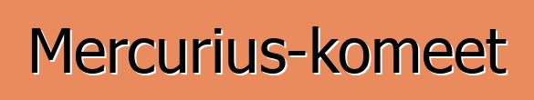 Mercurius-komeet