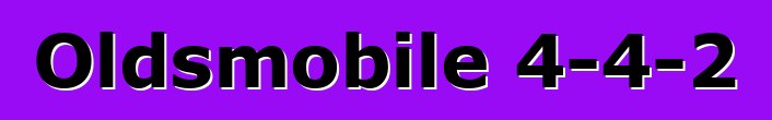 Oldsmobile 4-4-2