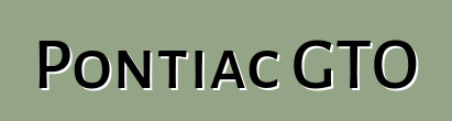 Pontiac GTO