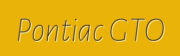 Pontiac GTO