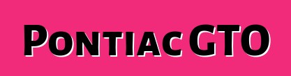 Pontiac GTO