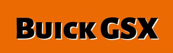 Buick GSX