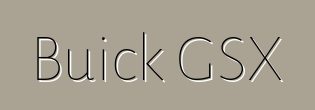 Buick GSX