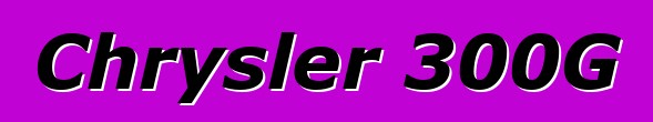 Chrysler 300G