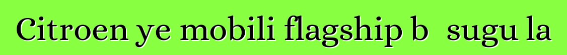 Citroen ye mobili flagship bɔ sugu la