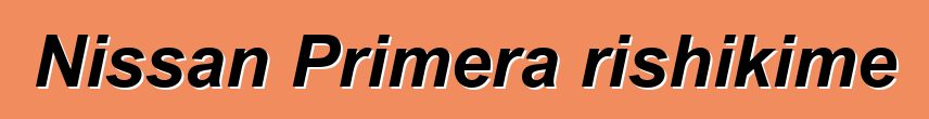 Nissan Primera rishikime