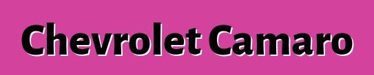 Chevrolet Camaro