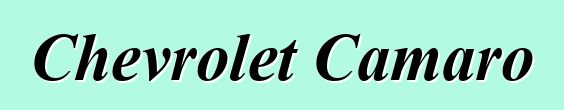 Chevrolet Camaro