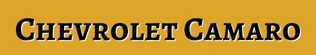 Chevrolet Camaro