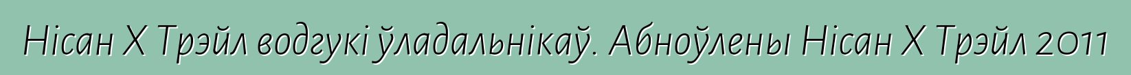 Нісан X Трэйл водгукі ўладальнікаў. Абноўлены Нісан X Трэйл 2011