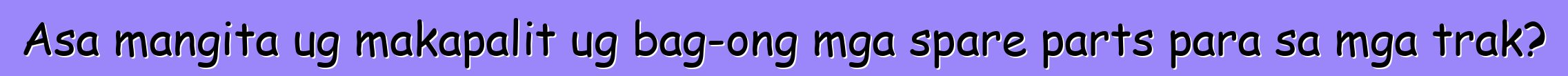 Asa mangita ug makapalit ug bag-ong mga spare parts para sa mga trak?