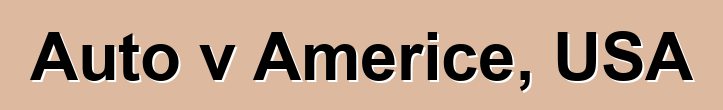 Auto v Americe, USA