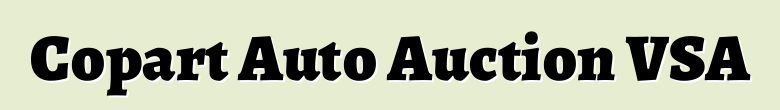 Copart Auto Auction VSA